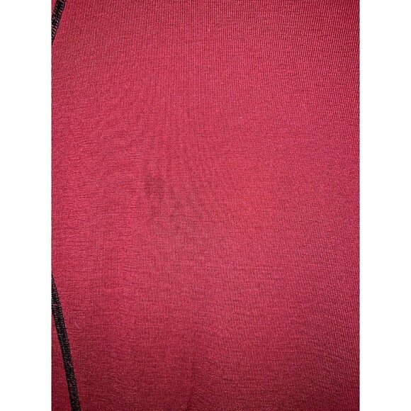 SMARTWOOL Mens Red 100% Merino Wool Pullover Long Sleeve Stretch Baselayer - Picture 3 of 8